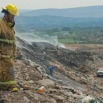 Controlado el incendio en el relleno sanitario «La Perseverancia»; continúan labores de enfriamiento