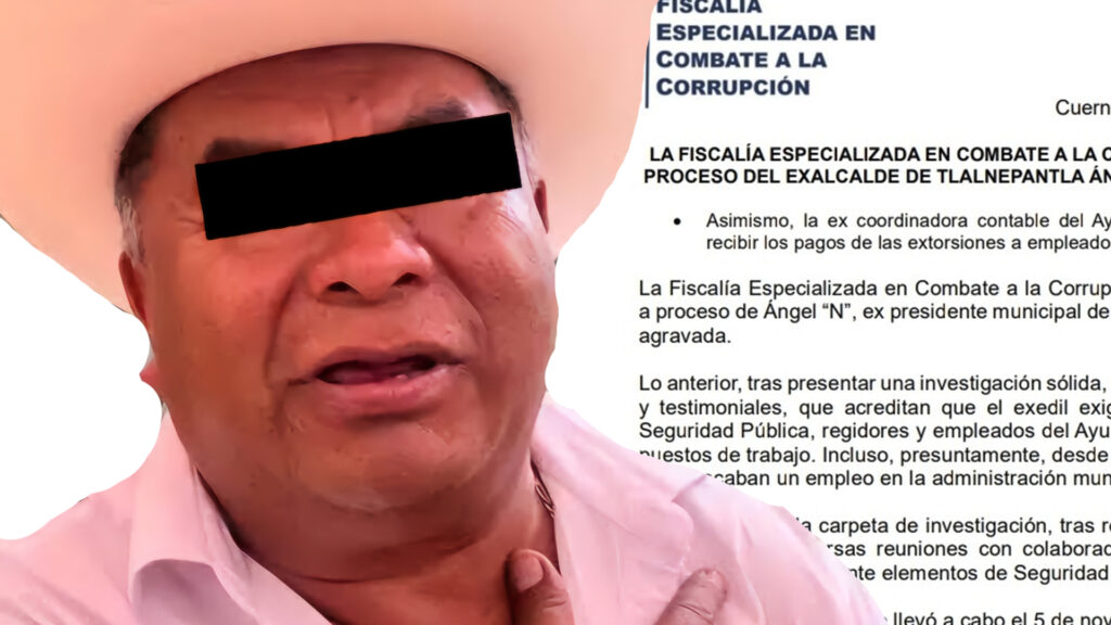 Vinculan a proceso por extorsión agravada al exalcalde de Tlalnepantla, Morelos