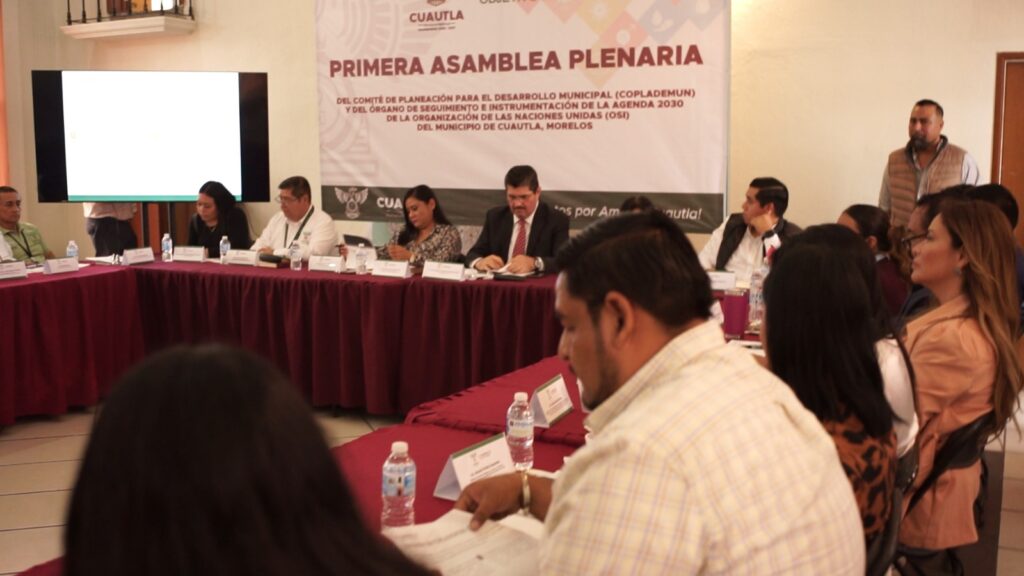 Cuautla fortalece su desarrollo con la Primera Asamblea Plenaria del COPLADEMUN 2025-2027
